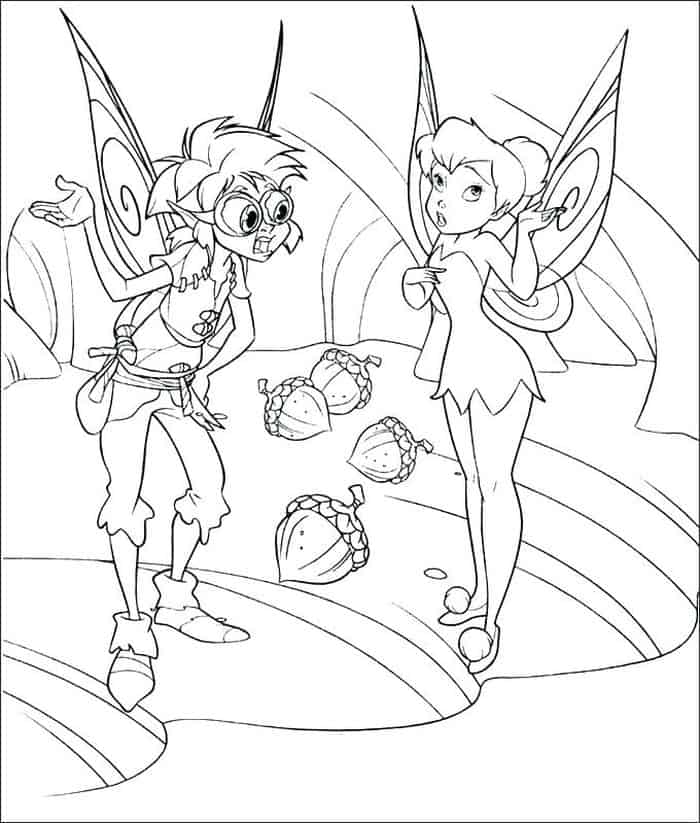 Tinkerbell And Friends Coloring Pages
