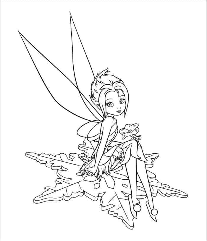 Tinkerbell And Periwinkle Coloring Pages