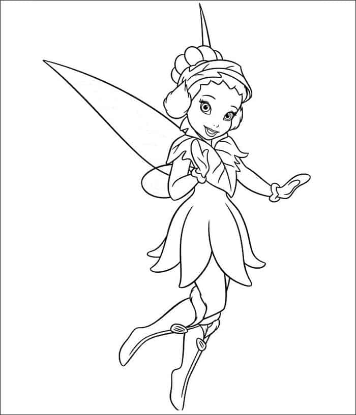 Tinkerbell Characters Coloring Pages