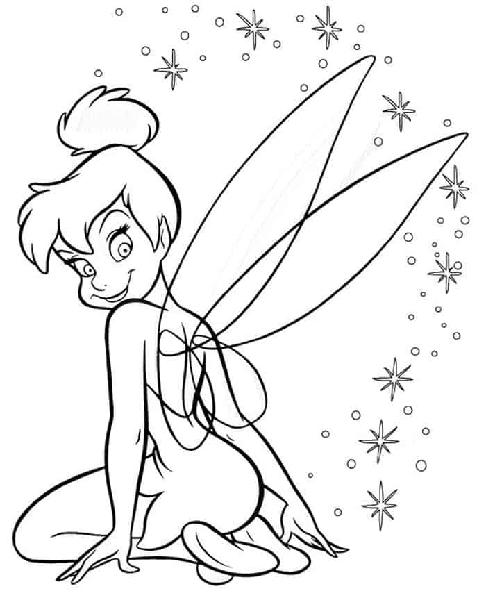Tinkerbell Coloring Pages For Girls