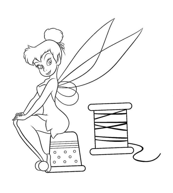 Tinkerbell Printable Coloring Pages