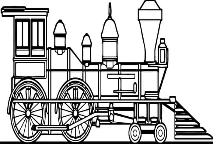 Train Coloring Pages Pdf