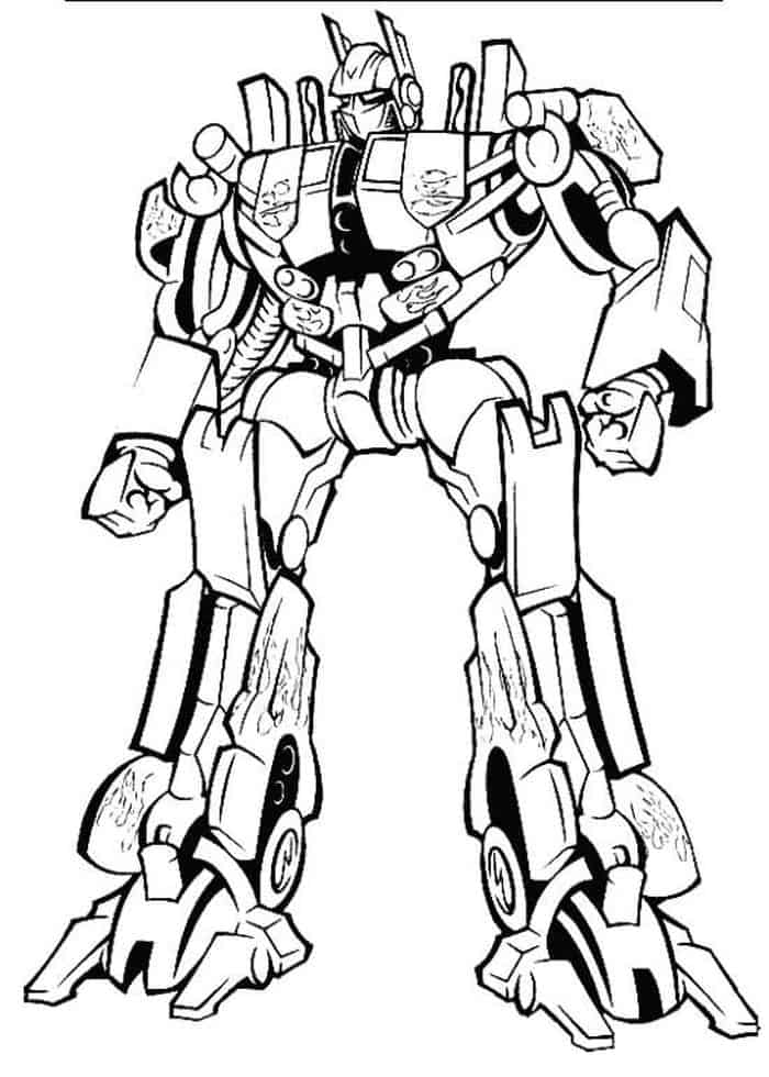 Transformer Bots Bumble Bee Coloring Pages
