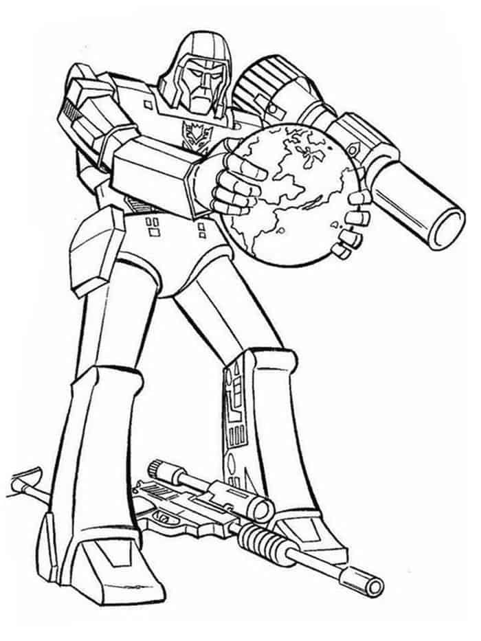 Transformers Coloring Pages Free To Print