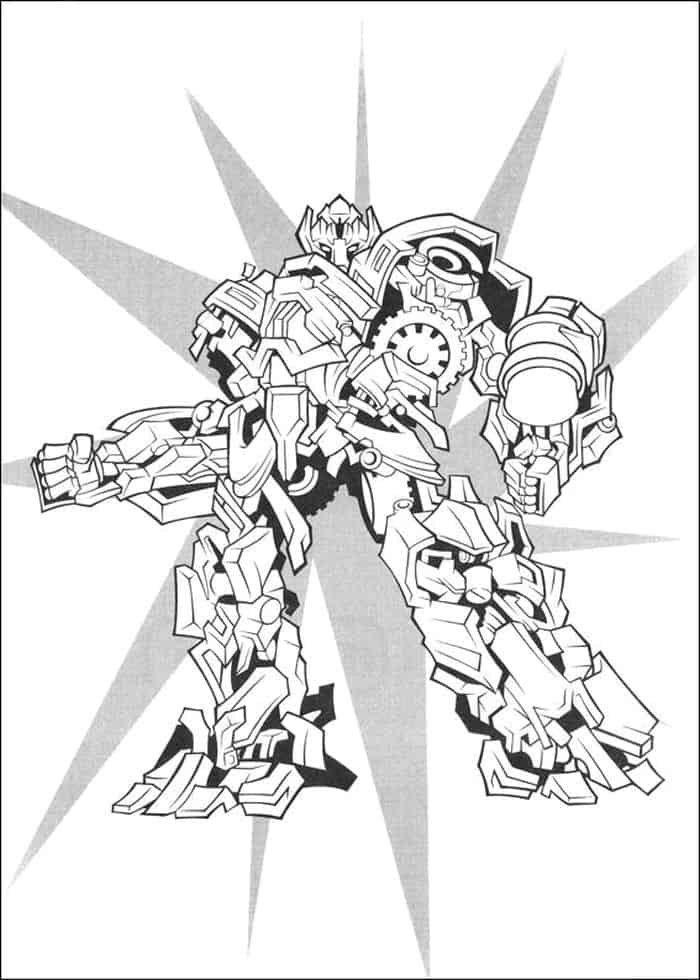 Transformers Ironhide Coloring Pages
