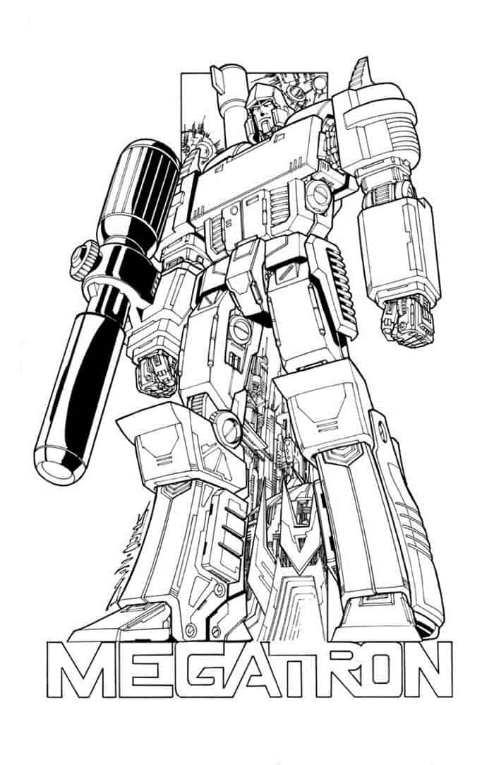 Transformers Megatron Coloring Pages