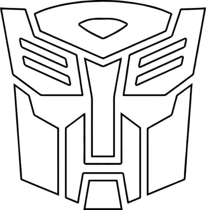 Transformers Symbol Coloring Pages