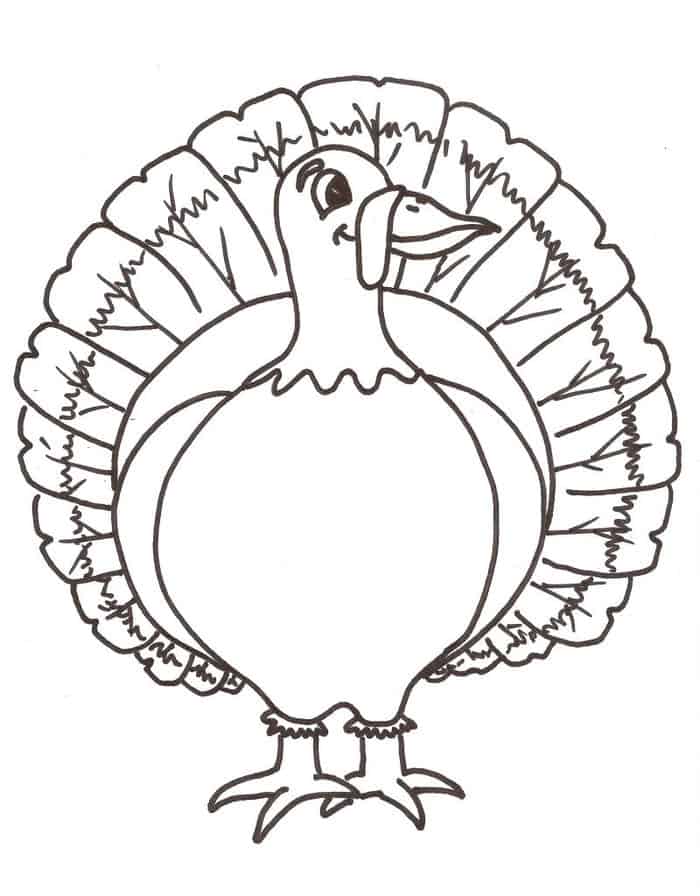 Turkey Coloring Pages For Adults