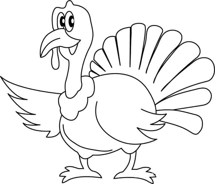 Turkey Coloring Pages Printable