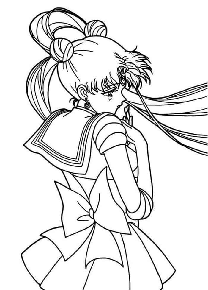Usagi Sailor Moon Coloring Pages