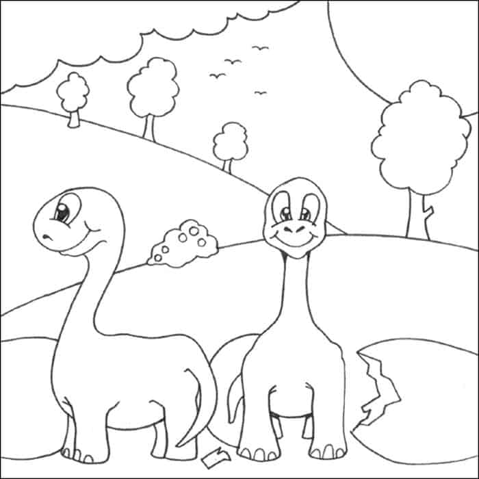 Walking With Dinosaurs Coloring Pages