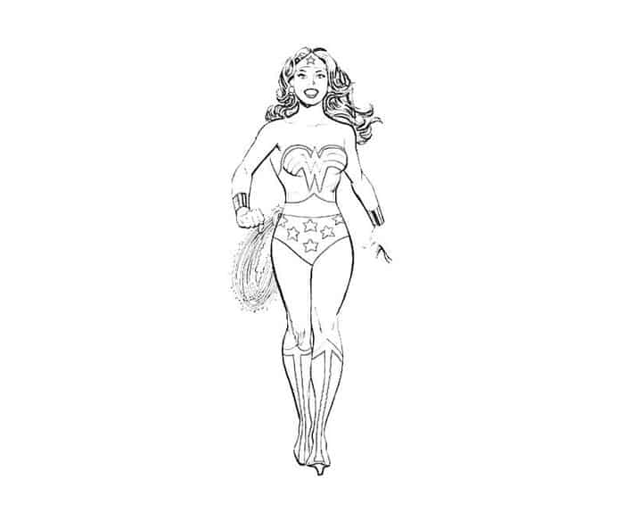 Wonder Woman Coloring Pages 2017