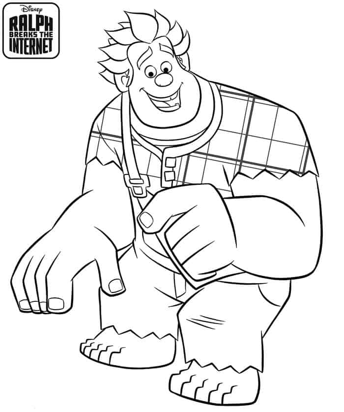 Wreck It Ralph 2 Coloring Pages