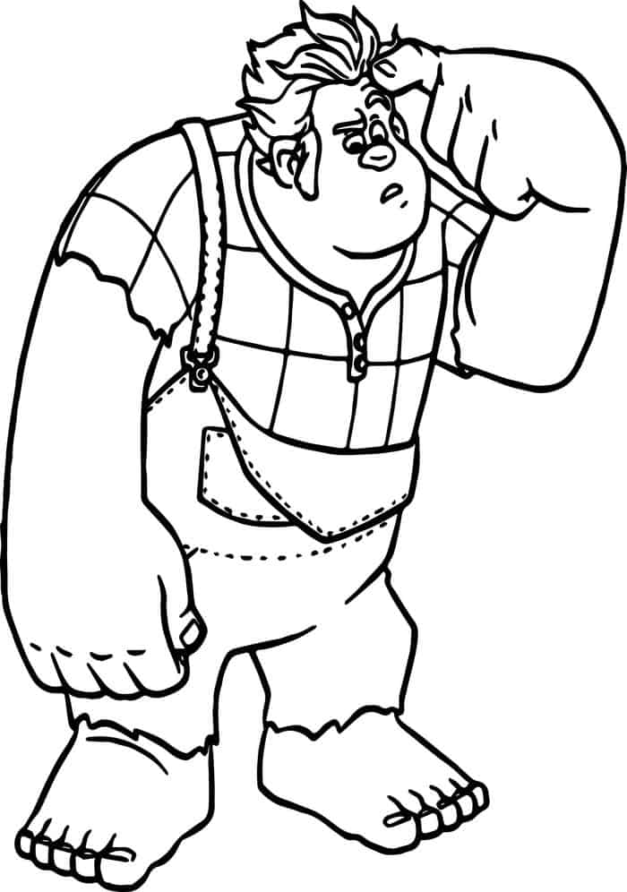 Wreck It Ralph Coloring Pages For Kids