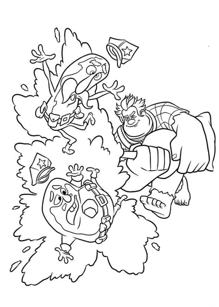 Wreck It Ralph Coloring Pages