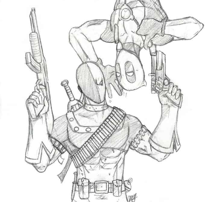Wwe Coloring Pages Deadpool