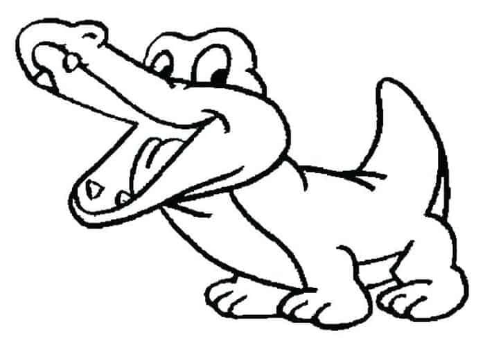 Alligator Coloring Pages For Kids