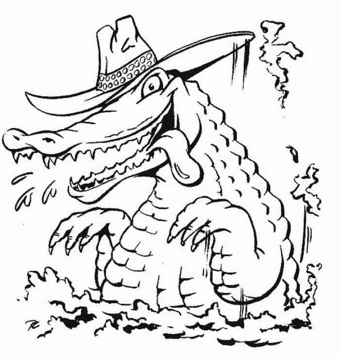 Alligator Snapping Turtle Coloring Pages