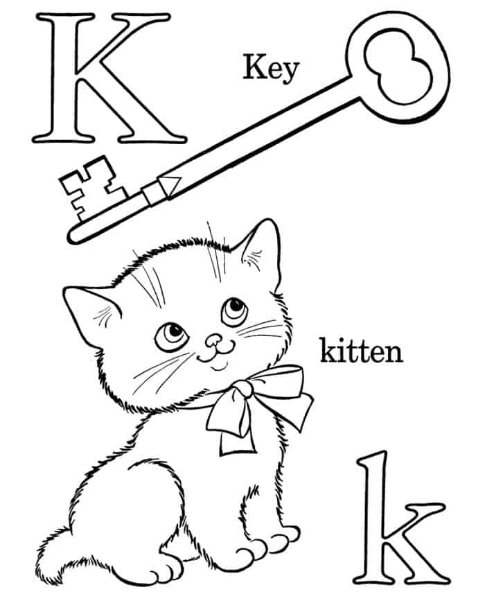 Alphabet Coloring Pages For Toddlers