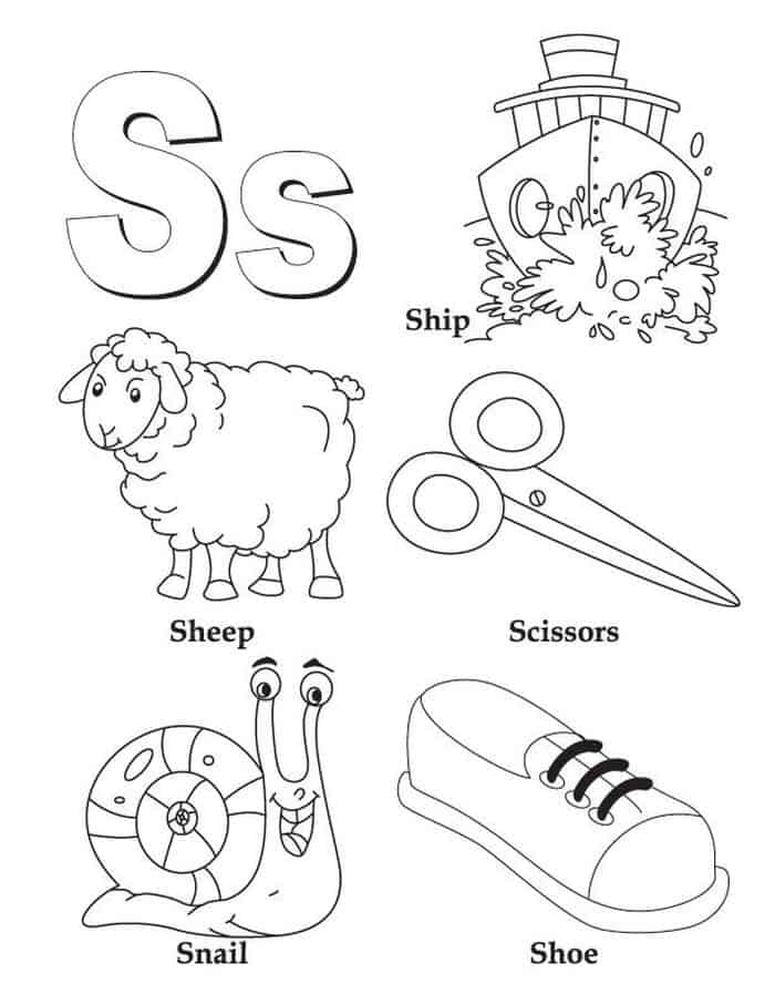 Alphabet Coloring Pages Printable