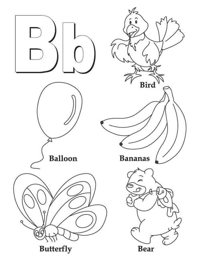 Alphabet Letter Coloring Pages