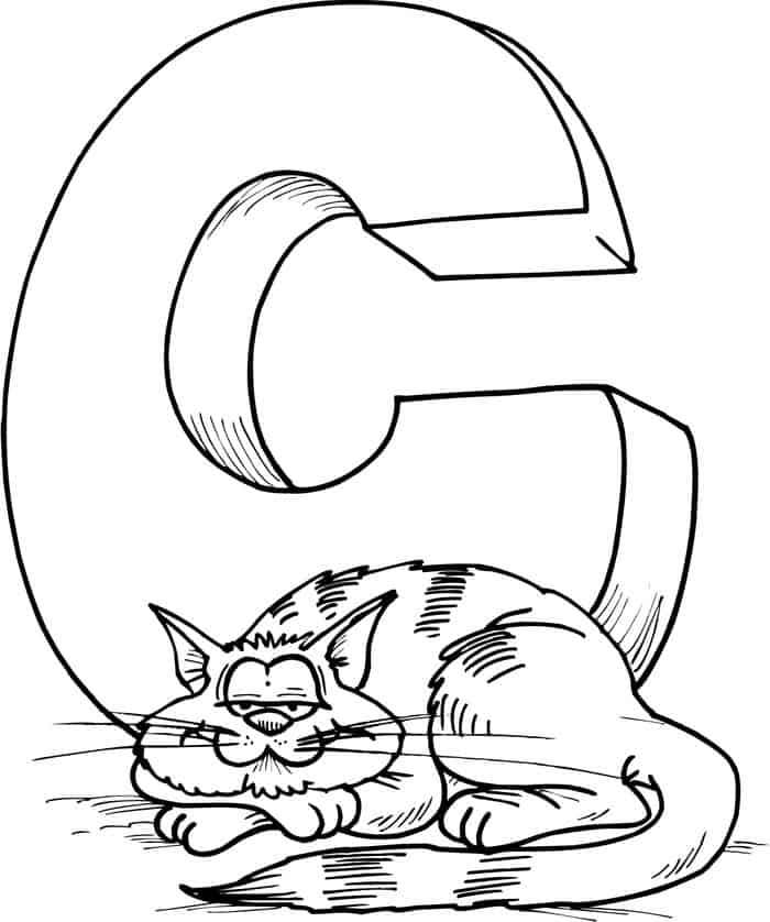 Alphabet Letters Coloring Pages