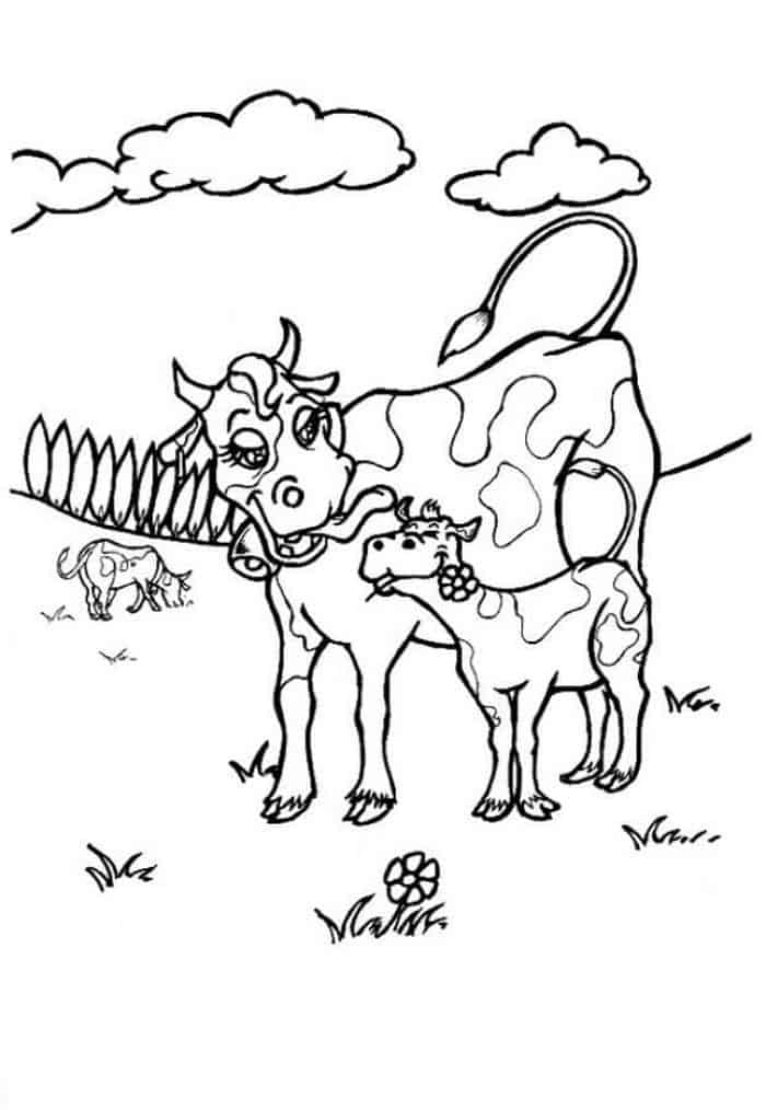 Are You My Mother Coloring Pages Cow