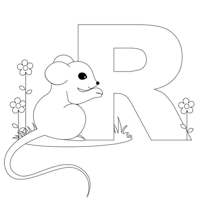 Coloring Pages Of Letters In The Alphabet