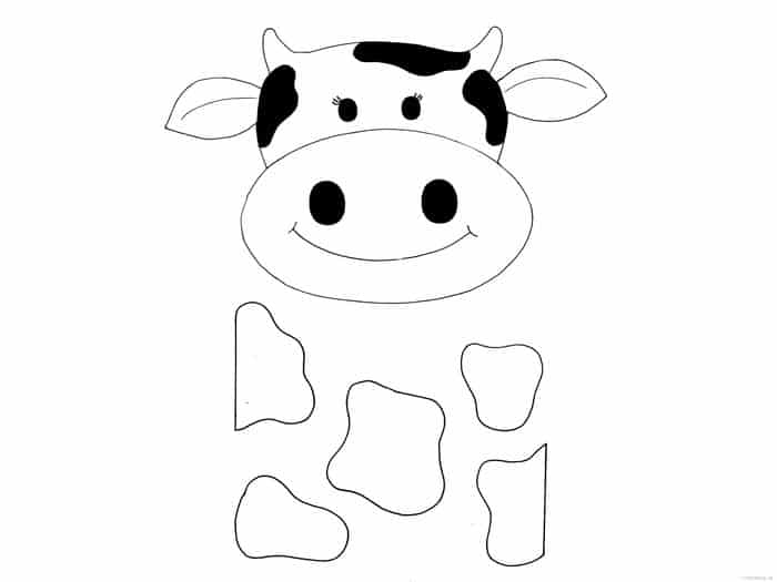 Cute Cow Coloring Pages