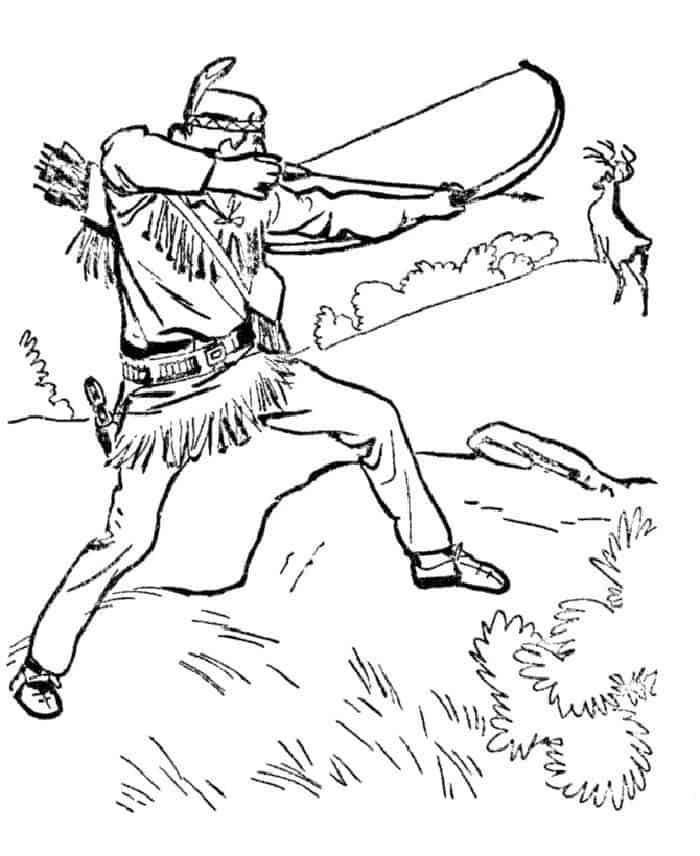 Deer Hunter Coloring Pages