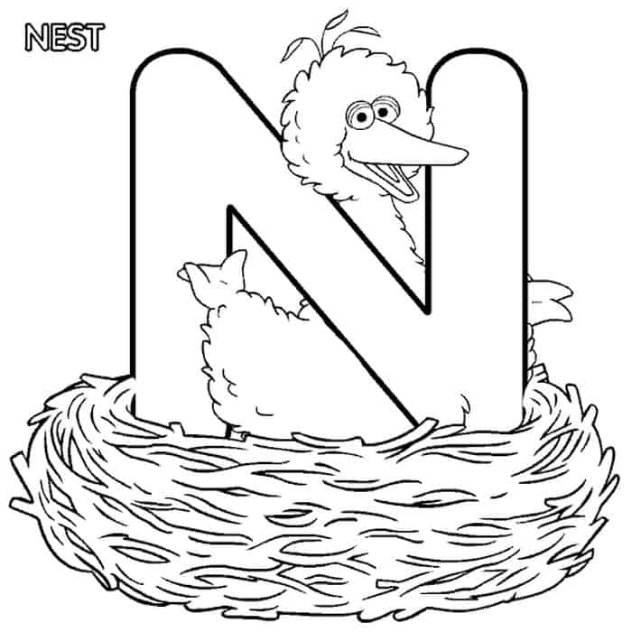 Disney Alphabet Coloring Pages