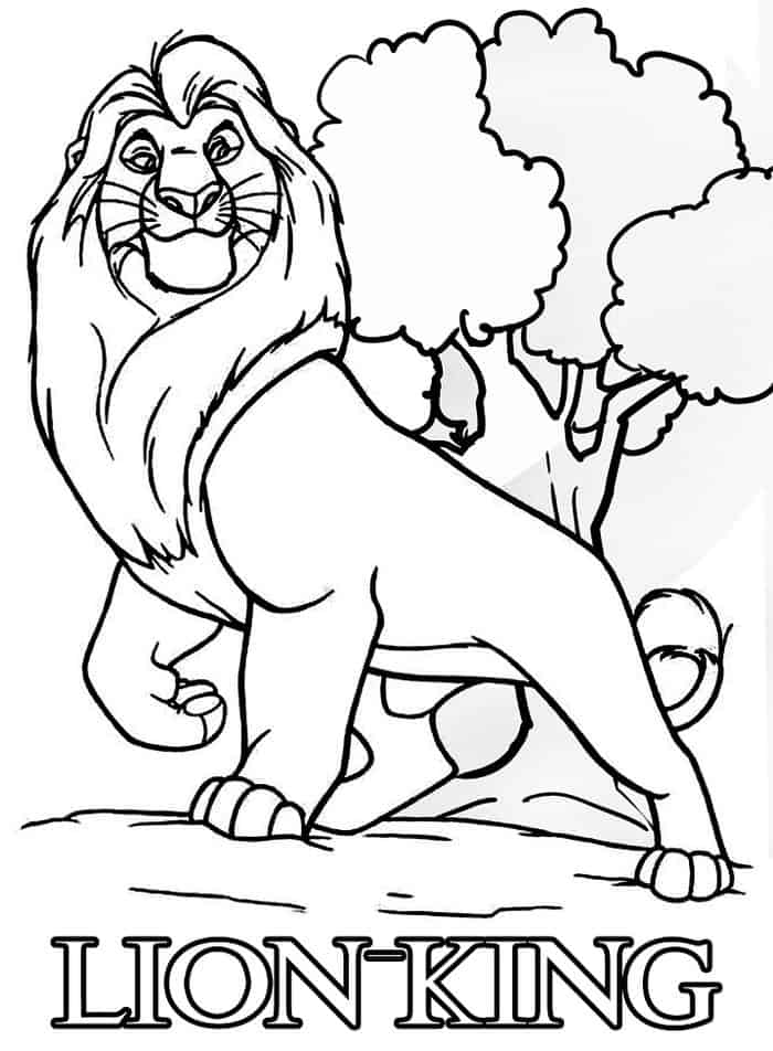 Disney Coloring Pages Lion King