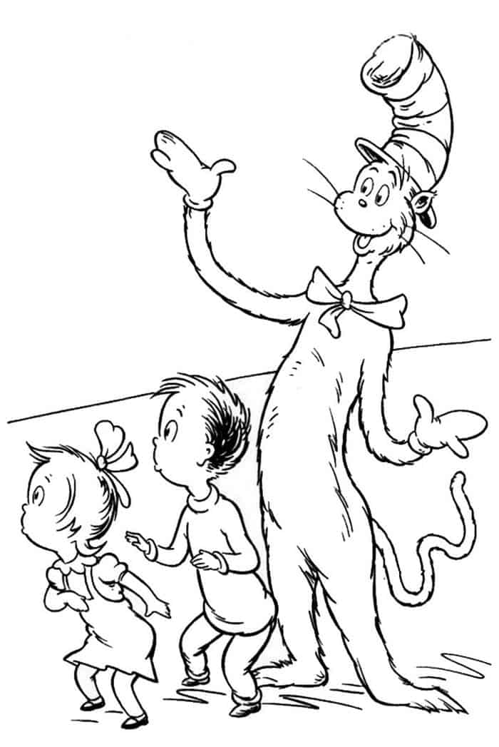 Dr Seuss Coloring Book Pages