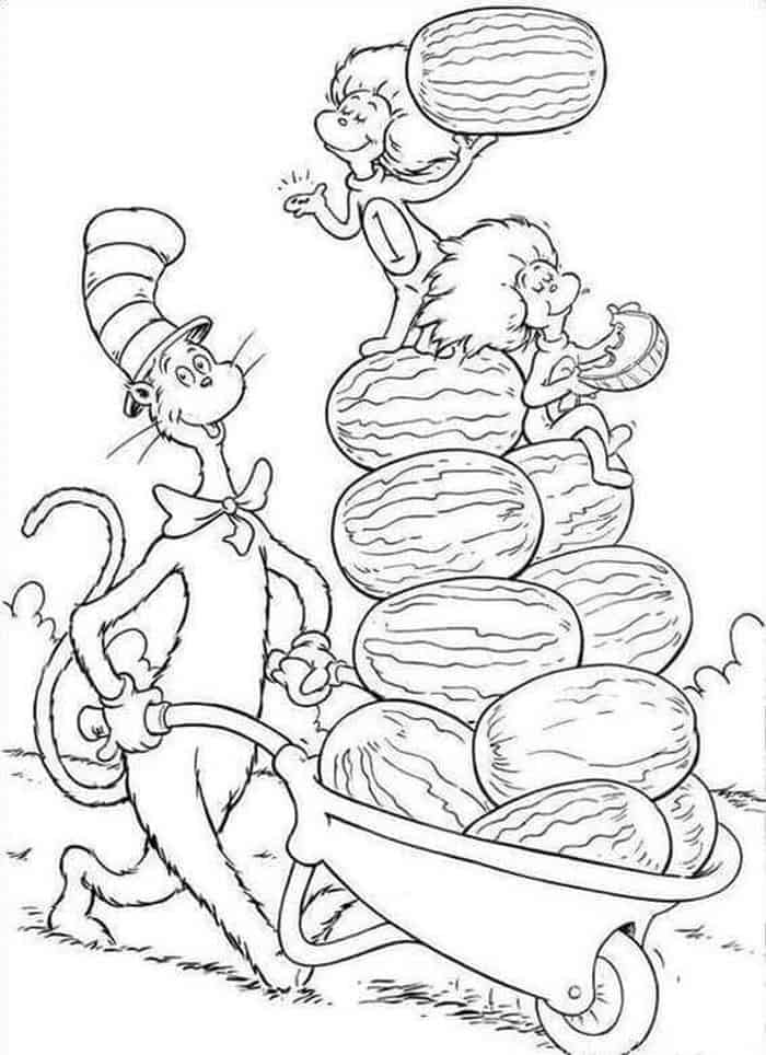 Dr Seuss Coloring Pages Free