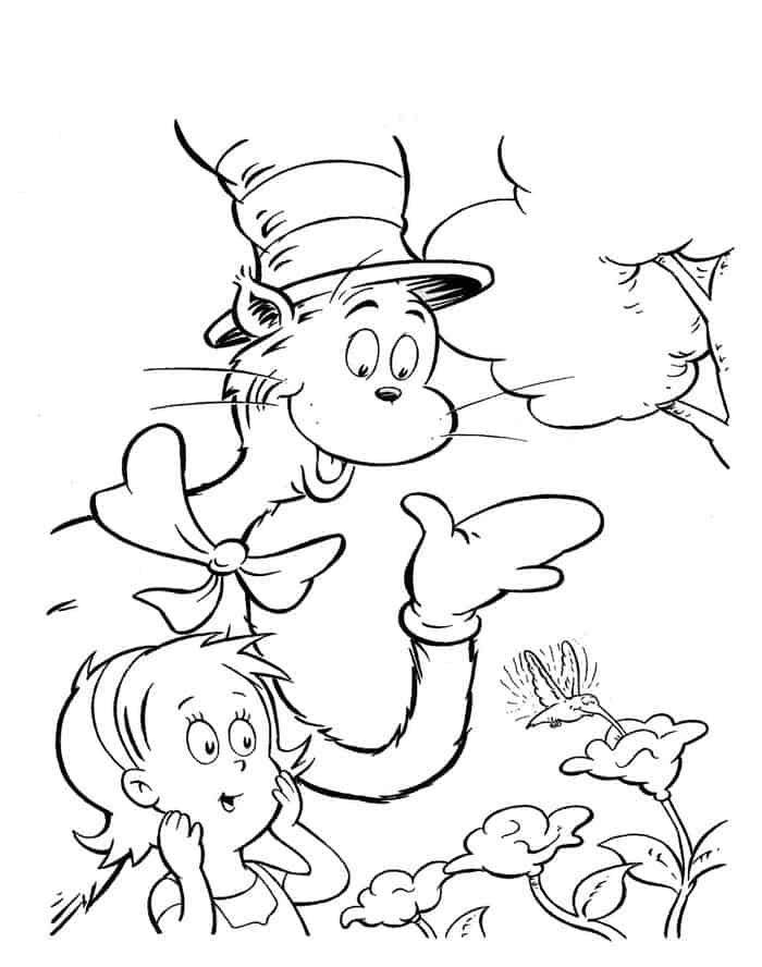 Dr. Seuss Coloring Pages For Kindergarten