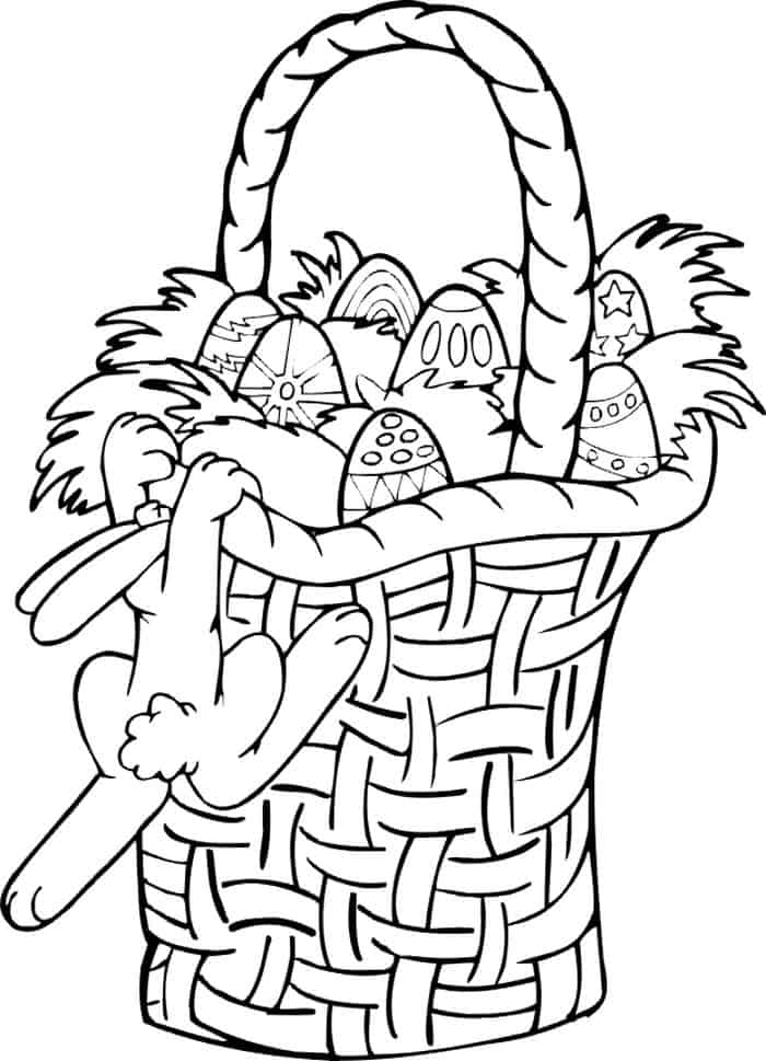 Easter Egg Hunt Coloring Pages