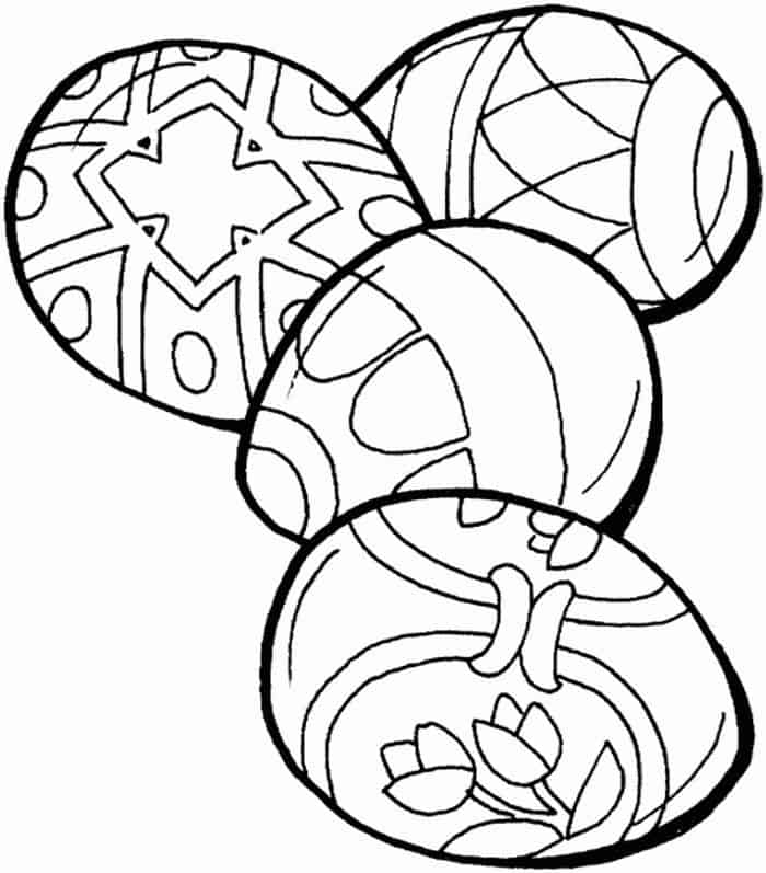 Easter Egg Printable Coloring Pages
