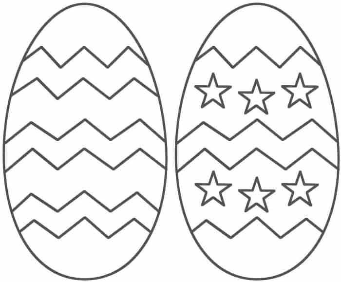 Free Coloring Pages Easter Egg