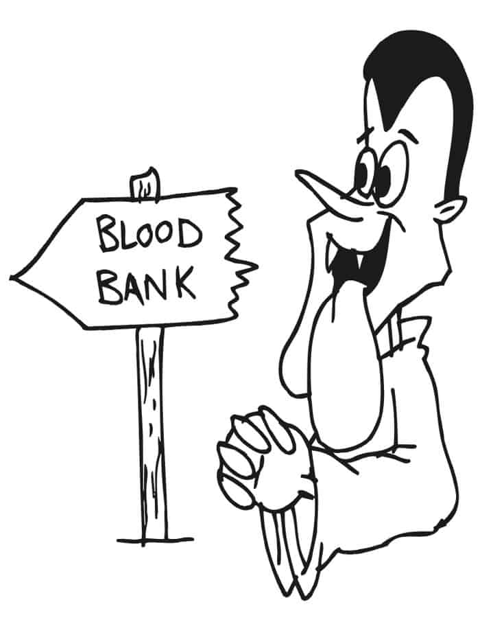 Free Coloring Pages For Adults Vampire