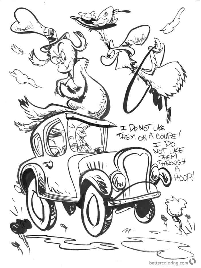 Free Dr. Seuss Coloring Pages