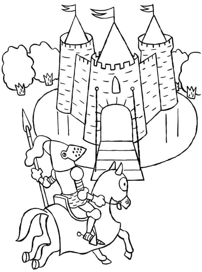 Free Printable Castle Coloring Pages