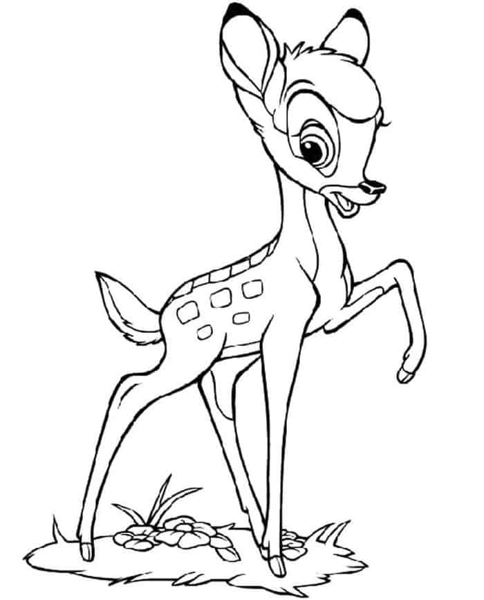 Free Printable Coloring Pages For Kids Bambi