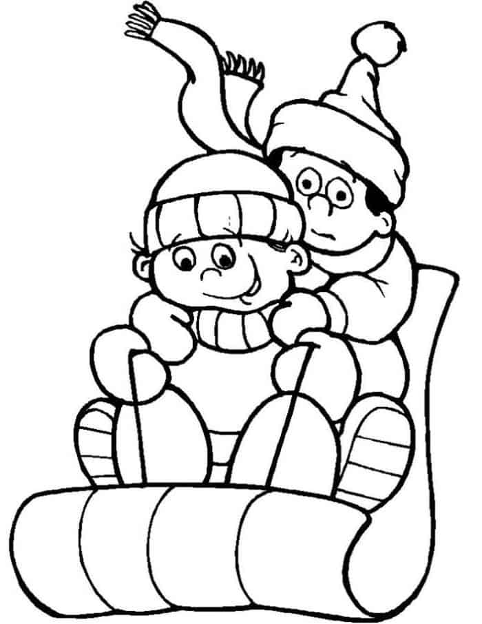 Free Printable Winter Coloring Pages