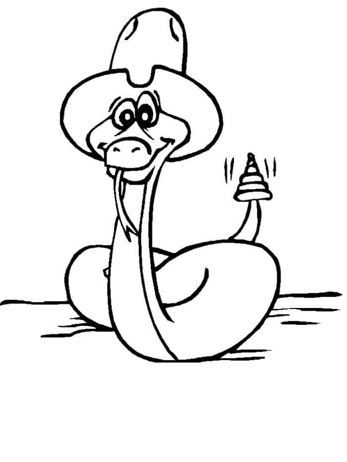 Free Snake Coloring Pages Printables