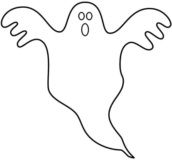 Ghost Coloring Pages