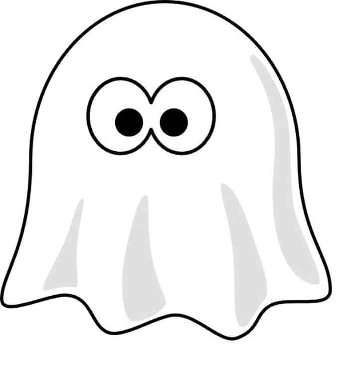 Ghost Face Coloring Pages