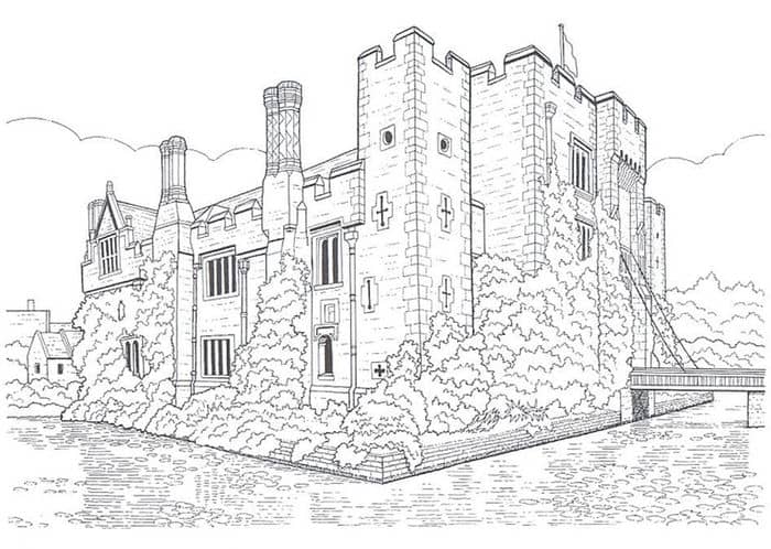 Hogwarts Castle Coloring Pages