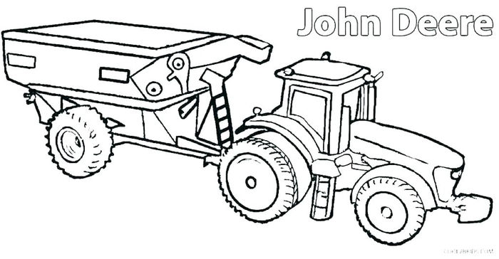 John Deer Coloring Pages