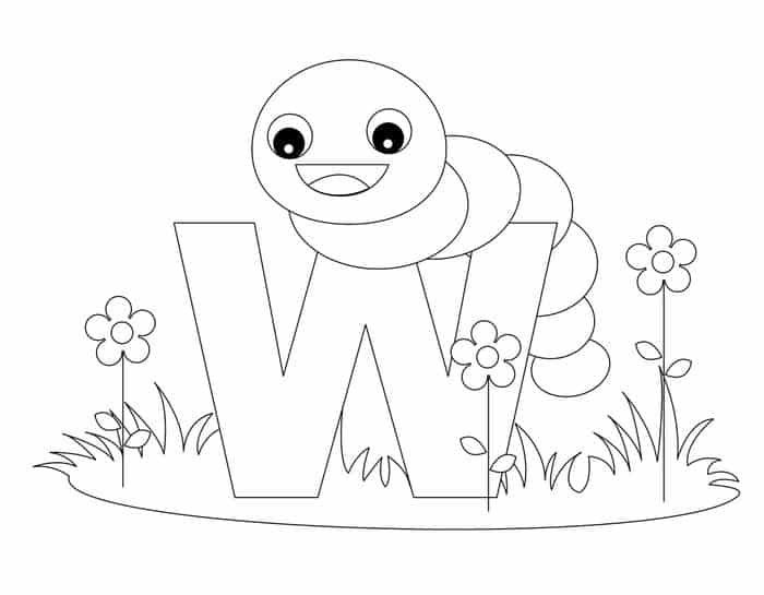 Kids Coloring Pages Alphabet