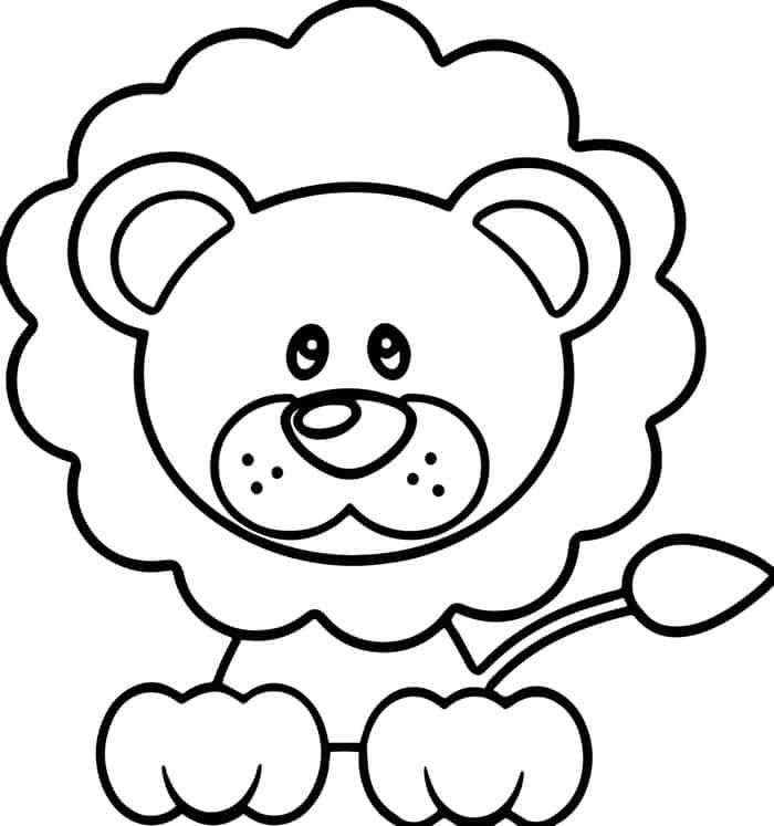 Lion Coloring Pages For Kids